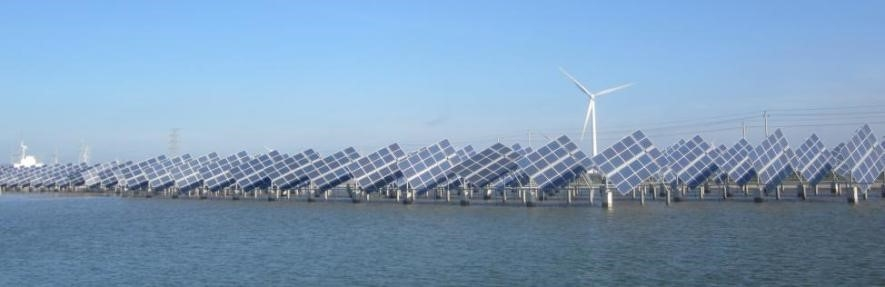 The complementary power generation project in Jiangsu Dongtai